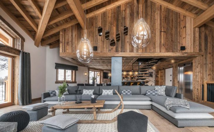 Chalet O Valala, Val d'Isere, Large Sofa